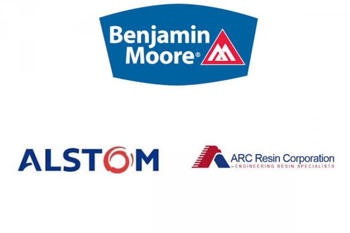 Logo Benjamin Moore Logo ALSTOM  Logo ARC