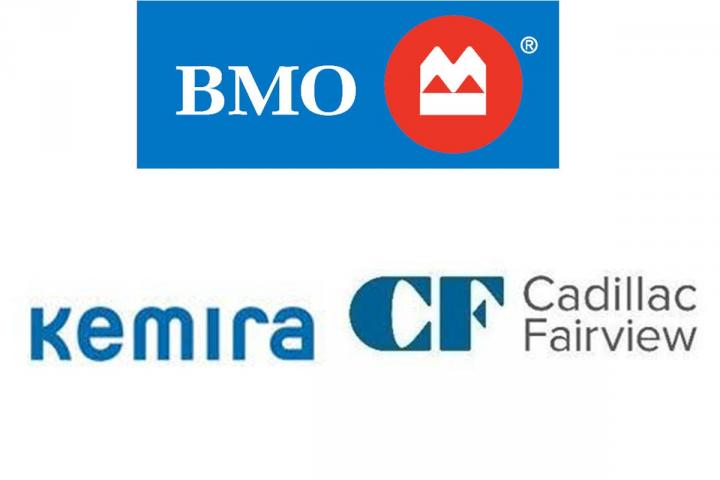 Logo BMO Logo Kemira Logo CF